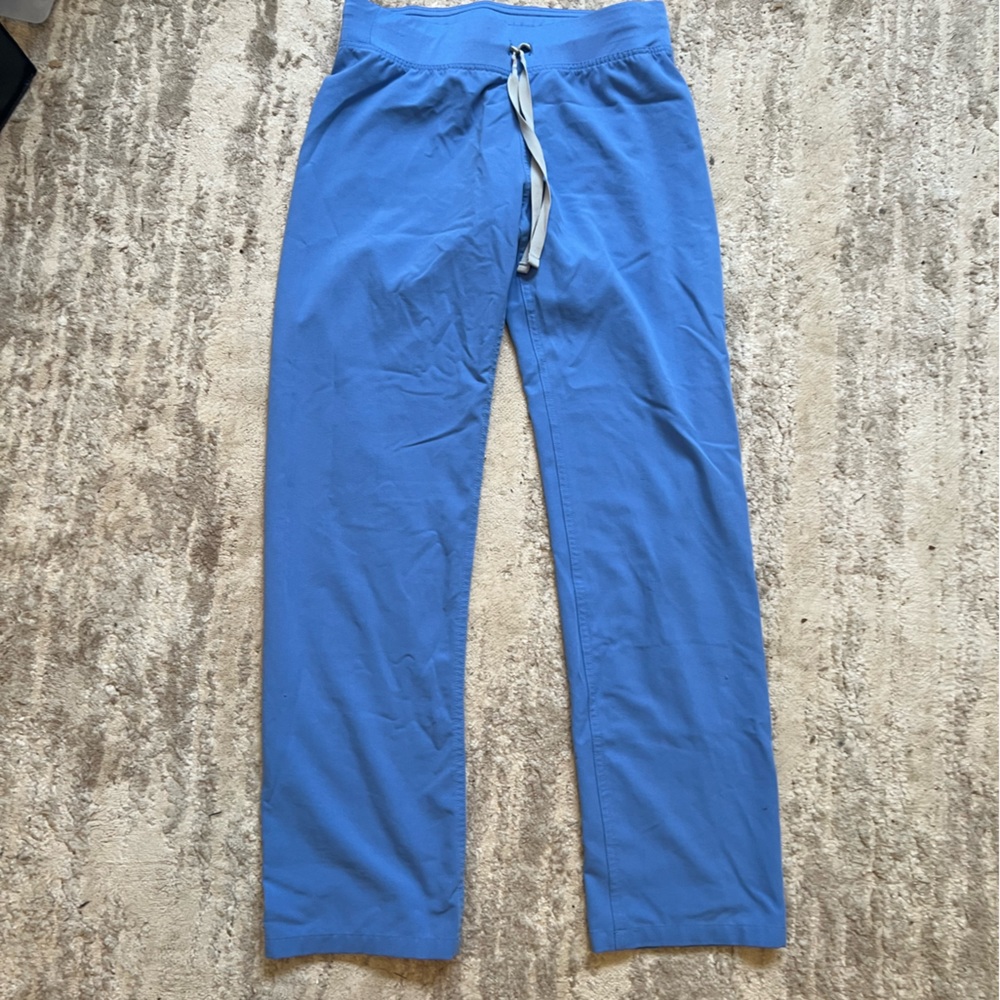 Figs Livingston Basic Scrub Pants - XS - Ciel Blue